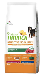 Сухой корм для собак Trainer Natural Sensitive Medium/Maxi Adult Dog (ягненок)