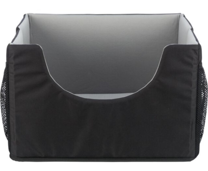 TRIXIE Автомобильная сумка-подстилка для собак 45x28x40 см, черный/серый