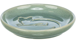 Миска для кошек Trixie с рисунком (синяя)