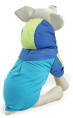Triol Попона утепленная для собак Мозаика серия BE TRENDY (сине-голубой) (L (размер 35см))