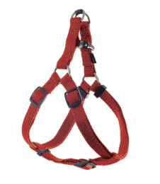 Шлейка нейлоновая для собак "Стандарт" (красный)