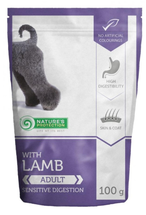 Влажный корм для собак Nature's Protection Sensitive Digestion Adult Dog (ягненок) (100 гр)