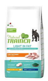Сухой корм для собак Trainer Natural Light in Fat Small&Toy Adult (индейка)