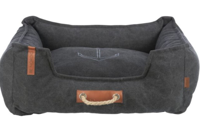 TRIXIE Лежак для собак BE NORDIC (черный) (60 х 50 см)