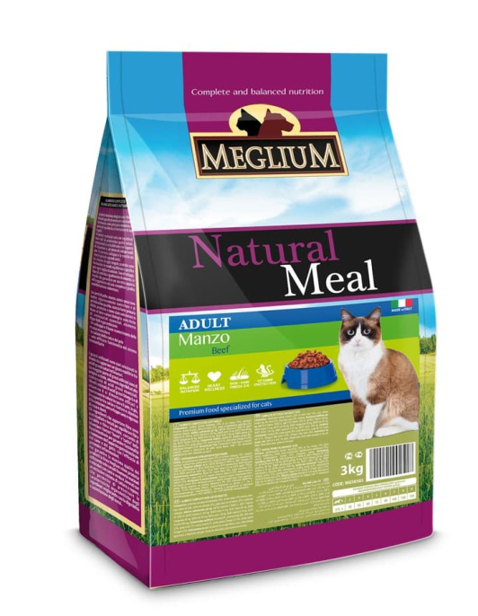 Сухой корм для кошек Meglium Adult Cat (говядина) (3 кг)