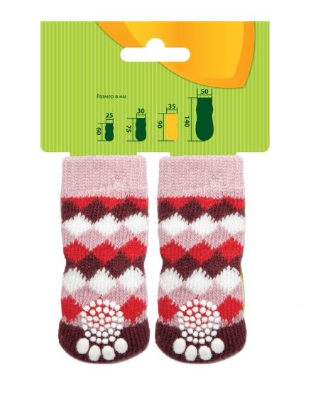 Носки для собак "Ромбы" Triol