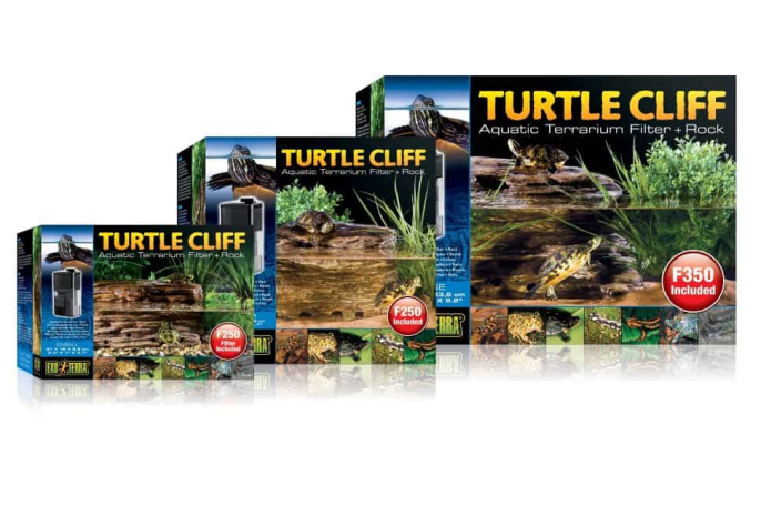 Скала черепашья с фильтром для воды Turtle-Cliff 22x16x19.5 см (PT3650)