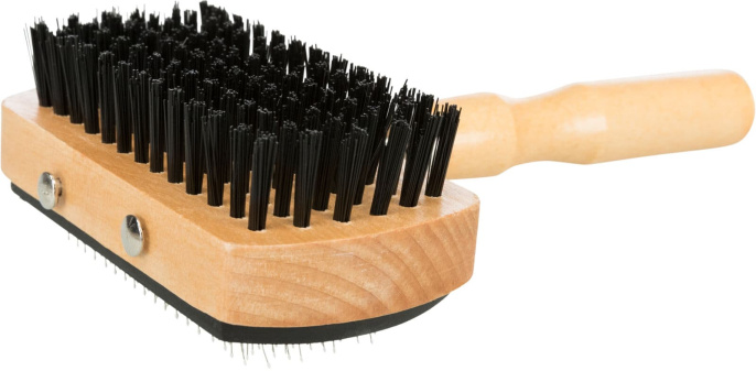 Мягкая двухсторонняя щетка-пуходерка TRIXIE (10х18 см)