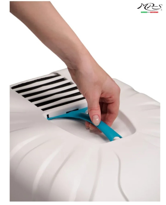 Закрытый туалет для кошек KOMODA темно-синий (54x39x40h см)