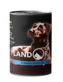 Консервы для собак LANDOR Adult All Breed (ягненок, лосось) (400 гр.)