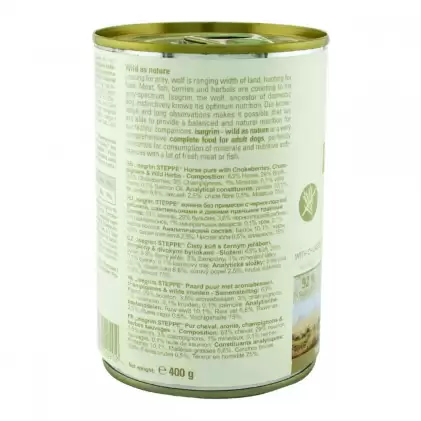 Консервы для собак Isegrim STEPPE Horse (конина, рябина)