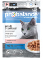 Влажный корм для стерилизованных кошек ProBalance Sterilized Cat (креветка) (85 гр.)