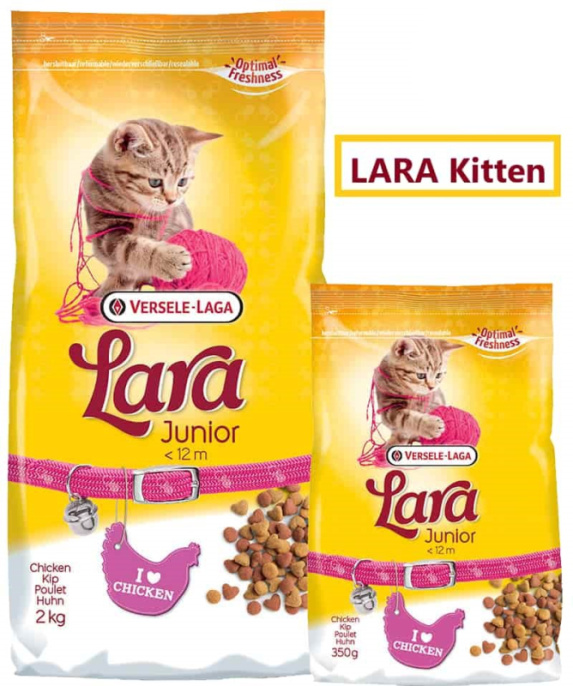 Сухой корм для котят LARA JUNIOR Kitten (курица) (2 кг)