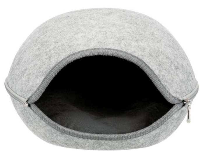 TRIXIE Домик для кошек и собак Luna (светло-серый) (58 х 39 х 54 см)