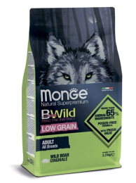 Сухой корм для собак Monge Dog BWild LG Adult All Breeds (дикий кабан)