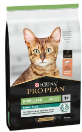 Сухой корм для кошек Pro Plan Sterilised RENAL PLUS Adult (лосось)