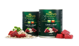 Консервы для стареющих собак NUEVO Senior (ягненок, говядина)
