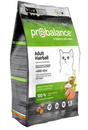Сухой корм для кошек Probalance Cat Hairball Adult