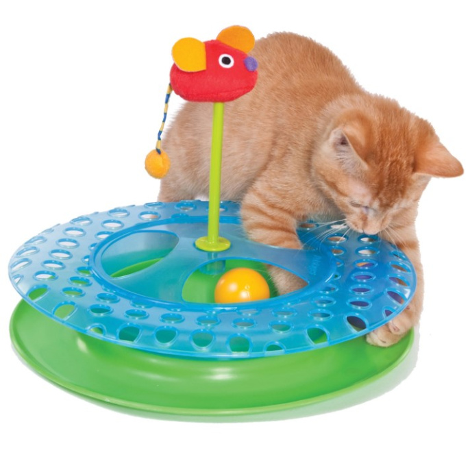 Игрушка для кошек Petstages Трек с 2 мячиками (2 мячика)