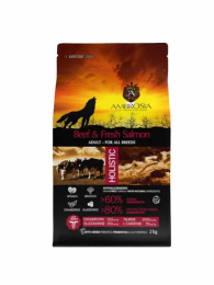 Сухой корм для собак Ambrosia Grain Free Dog Adult All Breed (говядина, лосось)