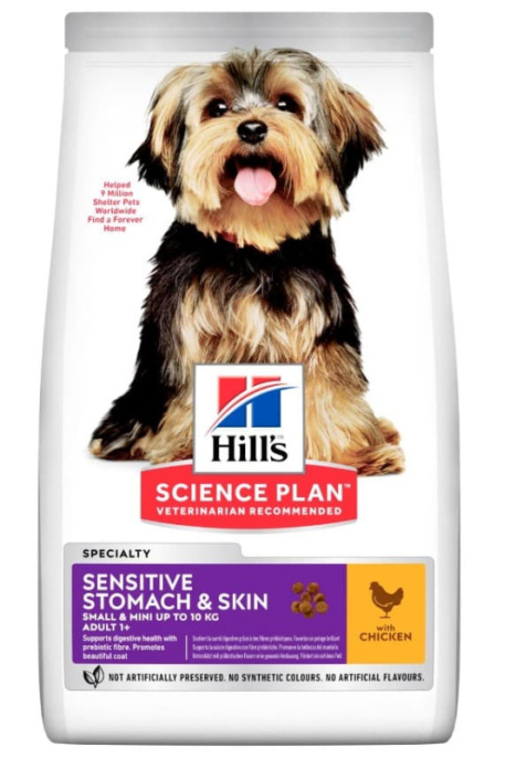 Сухой корм для собак Hill's Science Plan Sensitive Stomach & Skin Small & Mini (курица) (3 кг)
