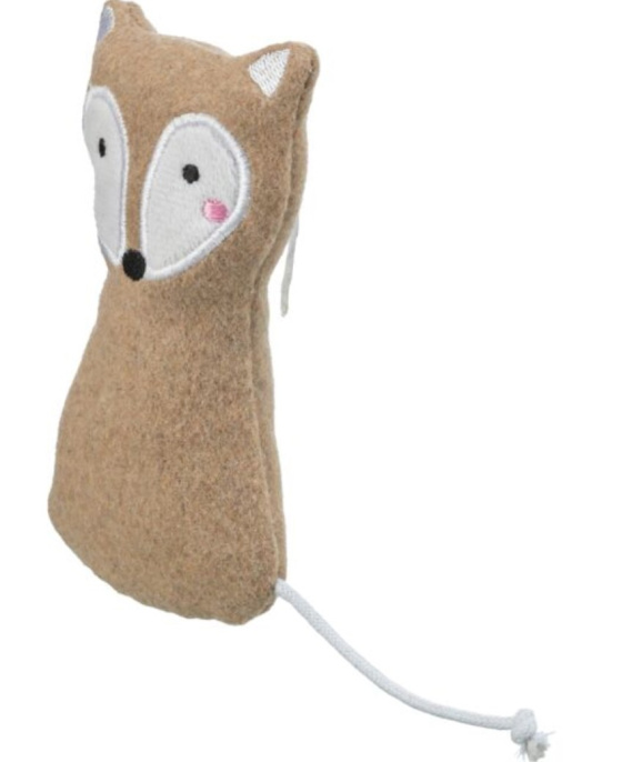 TRIXIE Игрушка для крупных кошек Лисица, 13 см