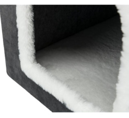 TRIXIE Домик для кошек и собак Livia (темно-серый/белый)