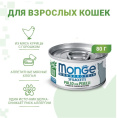Консервы для кошек Monge Cat Monoprotein (мясные хлопья из курицы с горошком) (80 гр.)