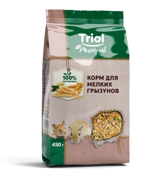 Корм для мелких грызунов Triol Original 450 гр  (450 гр)
