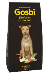 Сухой корм для собак средних пород Gosbi Exclusive Grain Free Adult Medium (утка)