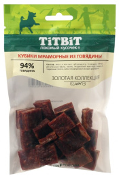 Кубики мраморные из говядины TiTBiT 80 г