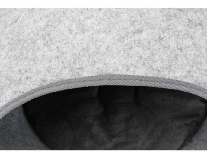 TRIXIE Домик для кошек и собак Luna (светло-серый) (58 х 39 х 54 см)