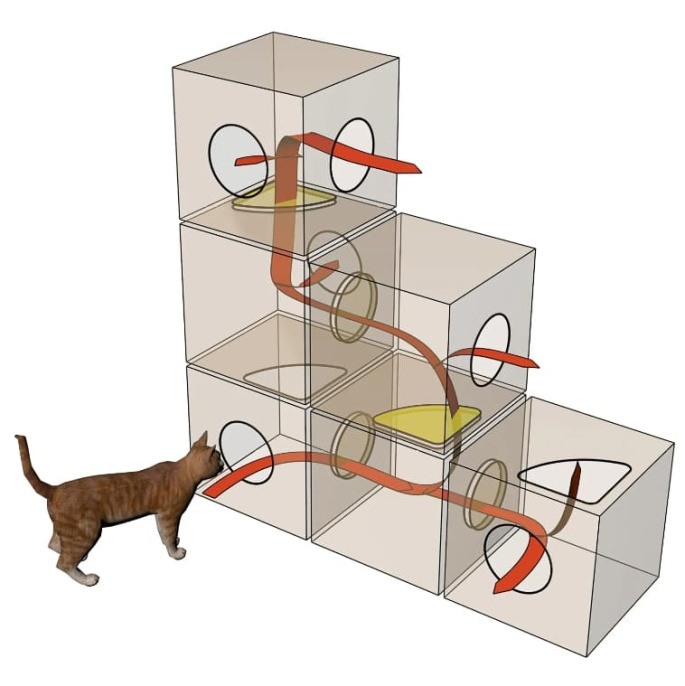 Домик для кошек BAMA PET QUBLO