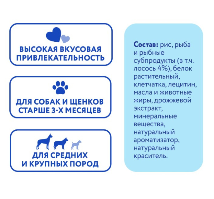 Лакомство для собак Мнямс ДЕНТАЛ "Зубной снек" с лососем (85 гр.)