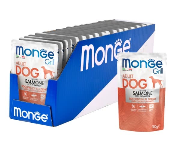 Влажный корм для собак Monge Grill Adult Dog Salmon (лосось) (100 гр.)