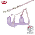 Шлея с поводком для щенков TRIXIE Junior-soft (светло-лиловый) (M-L 36-50 см/10 мм)