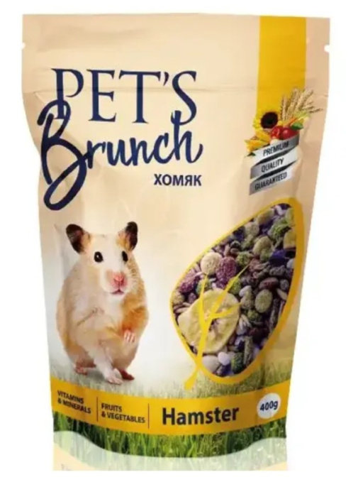 Сухой корм для хомяков Pet's Brunch (400 гр.)