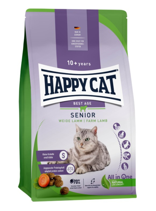 Сухой корм для кошек Happy Cat Senior WeideLamm (ягненок) (4 кг)