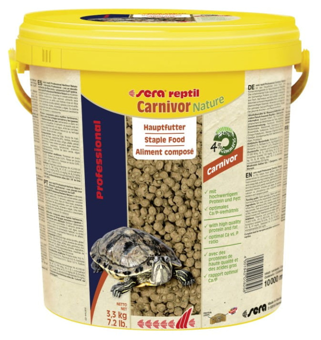 Корм для водных черепах SERA Reptil Professional Carnivor (10 л (3,3 кг))