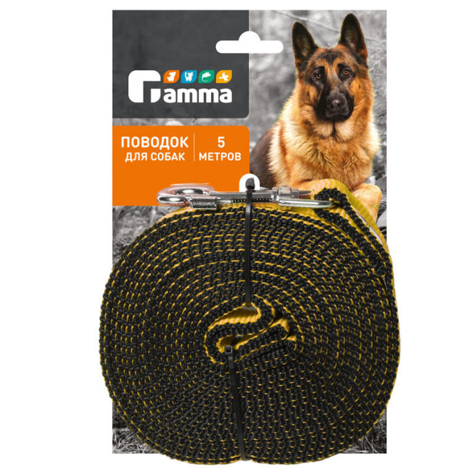 Поводок капроновый Gamma (1.6 см/2 м)