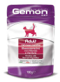 Влажный корм для кошек Gemon Cat Adult (говядина, овощи) (100 гр.)
