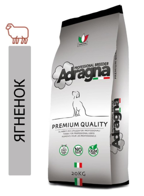 Сухой корм для собак Adragna Professional Breeder Premium Daily (ягненок) (20 кг)