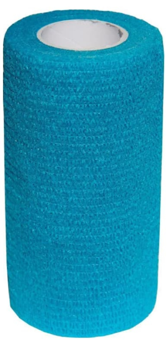 Бинт самофиксирующийся c горьким вкусом Valta Care Premium 10х450 см, голубой
