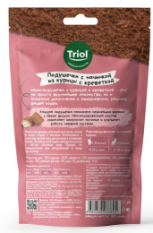 Лакомство для кошек "Мини-подушечки с начинкой из курицы с креветкой", серия SNACK BAR, 30 г