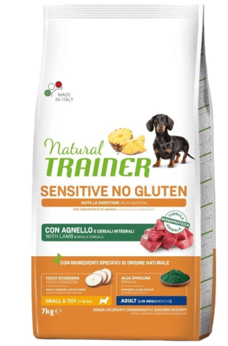 Сухой корм для собак мелких пород Trainer Natural Sensitive No Gluten Mini Adult (ягненок) (0,8 кг)