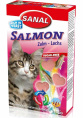 Мультивитаминное лакомство для кошек с лососем Sanal (50 гр (85 шт))