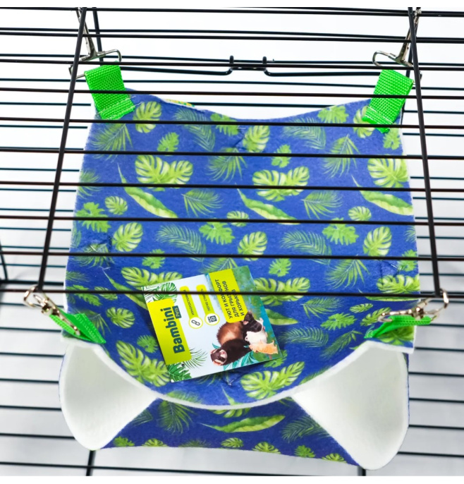 Гамак подвесной для грызунов и хорьков Bambini Pets Двухуровневый