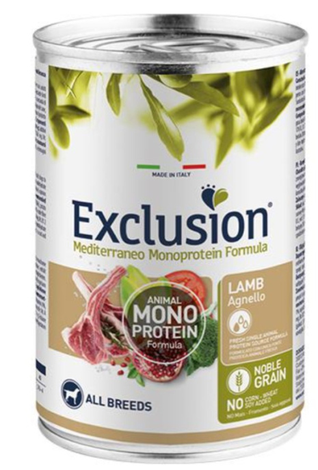 Консервы для собак Exclusion Monoprotein Formula Adult Dog (ягненок) (400 гр)