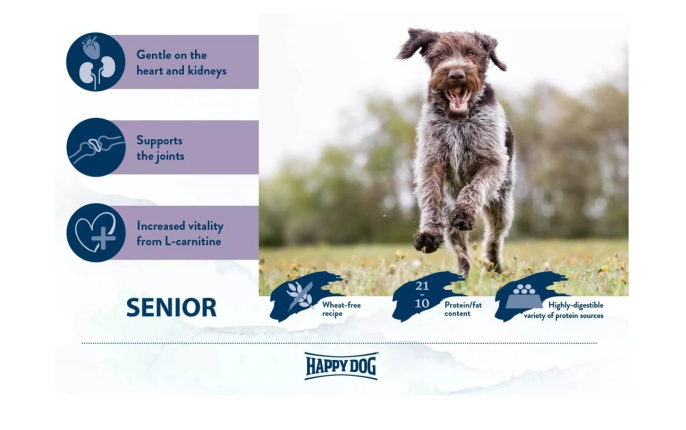 Сухой корм для собак HAPPY DOG Supreme Senior (4 кг)