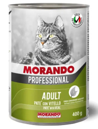 Паштет для кошек Morando Professional Adult Cat (телятина)